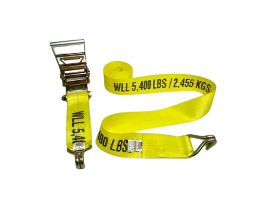 Heavy-Duty Ratchet Strap 4" x 30' with Wire Hooks - 5,400 lbs Break Strength - A-4X30RWHK Ratchet Assembly