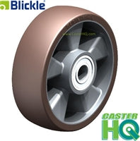 6-5/16" x 2" Blickle Heavy Duty Wheel with Blickle Besthane Polyurethane Tread on Aluminum Wheel Center