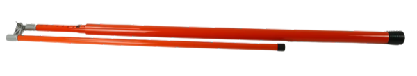 AS-REDSTICK-20: High Precision 20' Telescoping Height Measuring Stick with 4' Arm - Durable & Lightweight