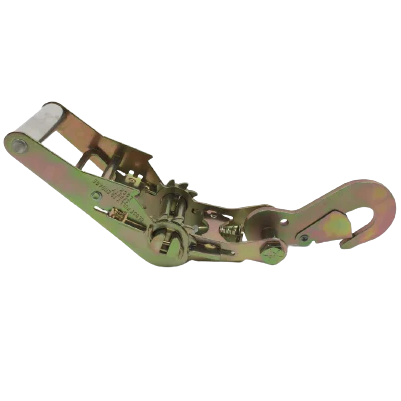 H-2NHR-HS10 2-Inch Narrow Handle Ratchet with Hook & Spacers - 3,333 lbs Load Capacity, Durable Cargo Management Tool