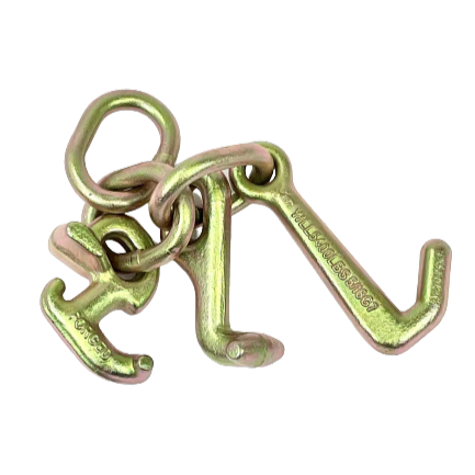H-RTJ-FG Forged RTJ Cluster Hooks - 5,400 lbs Load Capacity, Corrosion-Resistant Steel, Professional Towing and Cargo Management
