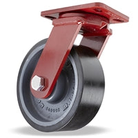 Hamilton Spinfinity S-ZFFM-83DB70: 8"x3" Kingpinless Swivel Caster with Duralast XC (70D) Wheel & 3/4" Sealed Precision Bearings