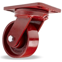 S-ZFHS-5MB Hamilton Spinfinity Maintenance-Free Kingpinless Swivel Caster | 5" x 2" Cast Iron Metal Wheel | 3/4" Sealed Precision Ball Bearings | ZFHS Series - Durable, High-Mobility & Precision-Controlled Heavy-Duty Caster