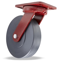 Hamilton Spinfinity 8" Kingpinless Swivel Caster, 2500 lbs Load Capacity - ZFHS Series, Maintenance-Free with Nylast High Performance Cast Nylon Wheel, 3/4" Sealed Precision Ball Bearings