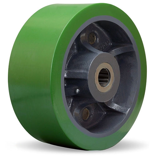 Hamilton W-1251-D-1-1/4 Duralast Polyurethane Wheel - 12" Diameter, 5" Width, Heavy-Duty Cast Iron Core