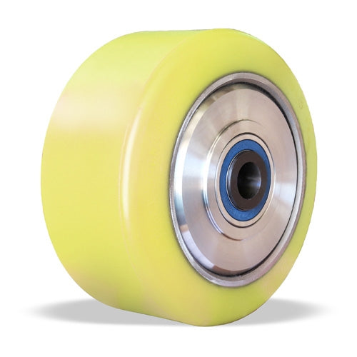 Hamilton TerraTech Ultra 18-inch Diameter, 7-inch Wide Press-on Polyurethane Wheel - 11200 lbs. Load Capacity, 8-inch Hub, 1-1/2" Sealed Precision Ball Bearing