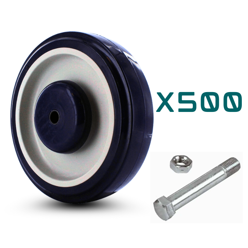 Shopping Cart Replacement Wheels and Axles - 500-Pack