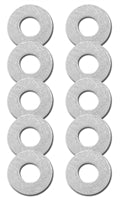 Flat Steel Thrust Washers | 1" I.D. x 1-15/16" O.D. | PACK OF 10