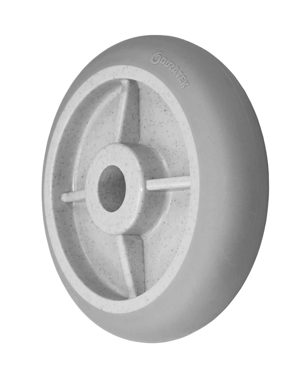 8" x 2" duratek donut rubber replacement wheel