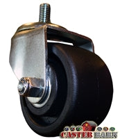 3" LOW PROFILE STEM CASTER - POLYOLEFIN WHEEL - 03 SERIES - PN - 03PO30IB3667YZ