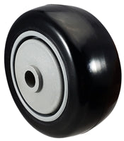 3" x 1-1/4" Black Polyurethane Wheel for Casters or Equipment 250 lbs Capacity