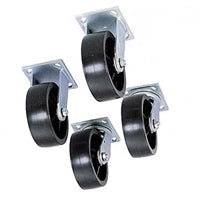 JOBOX JOBSITE 6" Casters - Set of 4 - 1-321990 w/ Hardware