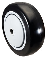 4" x 1-1/4" Black Polyurethane Wheel for Casters or Equipment 300 lbs Capacity