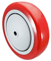 5" x 1-1/4" Red Polyurethane Wheel for Casters or Equipment 325 lbs Capacity