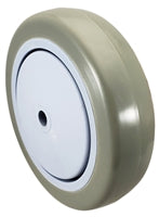 5" x 1-1/4" Gray Polyurethane Wheel for Casters or Equipment 325 lbs Capacity