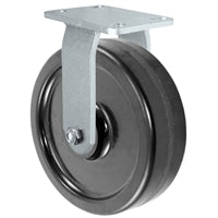 10" x 3" Heavy Duty Rigid Caster | Phenolic Wheel | 2,500 lbs per Caster