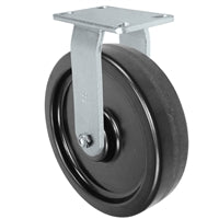 12" x 3" Heavy Duty Rigid Caster | Phenolic Wheel | 2,500 lbs per Caster