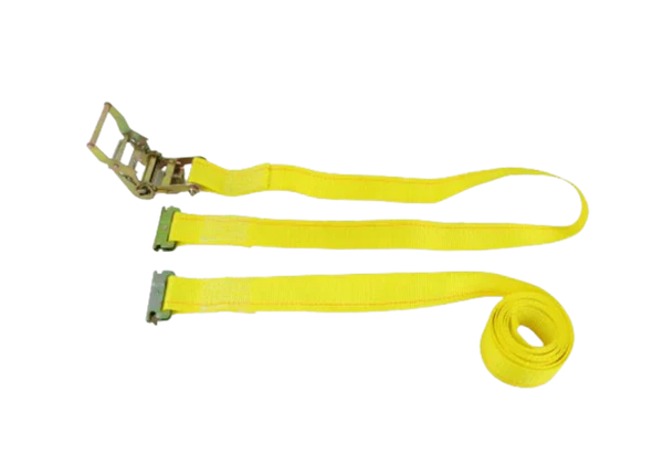 2" x 12' Interior Van Cargo Ratchet Strap with E-Track Fittings - 1,466 lbs WLL