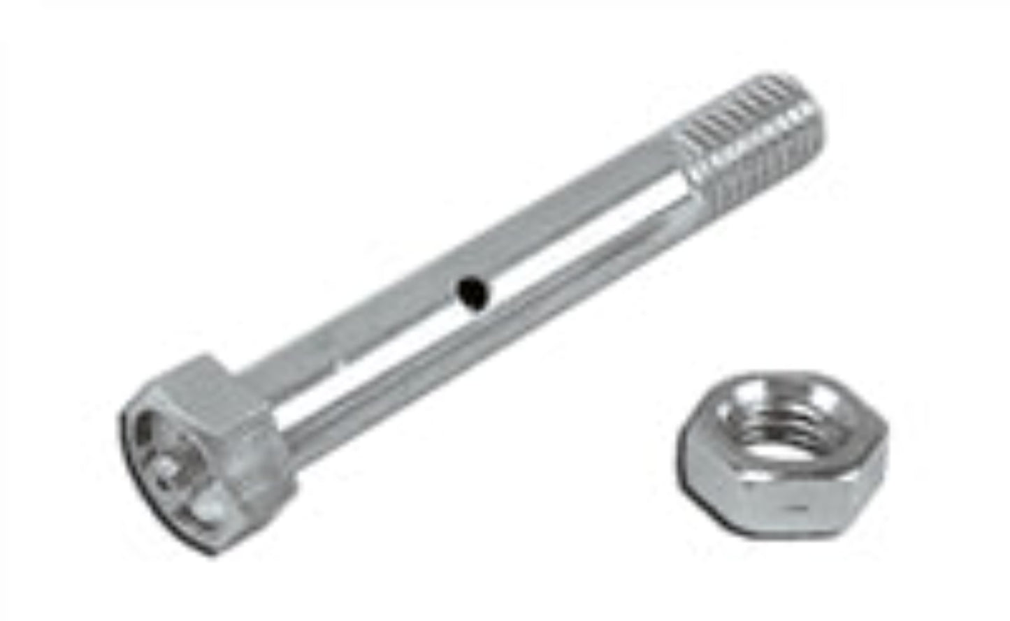 (1) Piece - 1/2" x 3-3/8" Zerk Axle & Nut