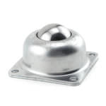 1-1/2" Carbon Steel Four-Hole Flange Mounted Ball Transfer Unit