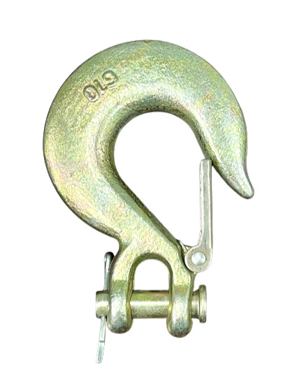 Heavy-Duty 1/2" Clevis Slip Hook with Safety Latch - 11,300 lbs Load Capacity | Reliable & Durable for Industrial Lifting