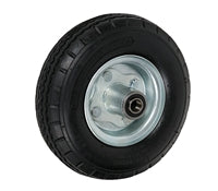 8" x 3" - 3-3/16" Hub Length - Centered Hub - Pneumatic Wheel (Air Filled) - 250 lb Cap, Standard bearing 1/2" ball bearing