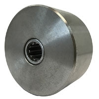 4" x 2" Machined Steel Wheel - 2,500 LBS Capacity - Temp Range 1,300F