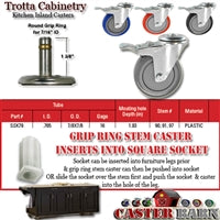 Trotta Cabinetry 3" Island Casters