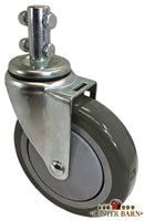 4" X 1-1/4" UNIVERSAL LAUNDRY CART CASTER