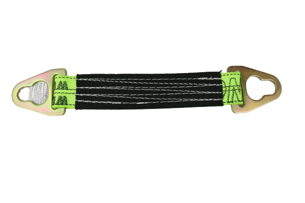 2" x 12" Diamond Weave Axle Straps with Cordura Sleeve - 3,333 lbs WLL, Made in USA