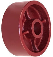 5" X 2" Red Ductile Steel Wheel | 1,500 lbs Per Caster