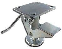 4 Inch Kickbar Floor Truck Lock | 4" x 4-1/2" Top Plate