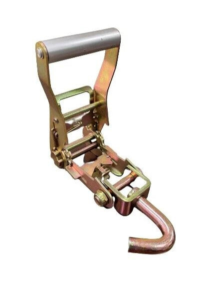 2" Wide Ratchet Handle with Swivel-J Hook - H-2RSJ | Heavy-Duty 3,333 lbs Load Capacity | Secure Steel Construction