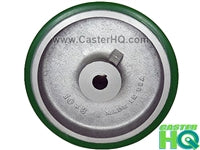 10" x 3" Polyurethane on Steel Keyed Drive Wheel | 1-1/2" Bore - 2,200 lbs Capacity Per Wheel