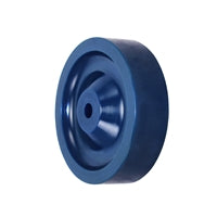 5" X 1-1/4" BLUE SOLID POLYURETHANE (NON MARKING) WHEEL - 300 LBS CAPACITY