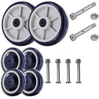 U-Boat Platform Truck Replacement Wheels & Axle Kit | 1,800 lbs capacity per set