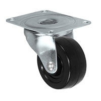 General Duty Swivel Caster | 2" Diameter Hard Rubber Wheel | 125 lbs capacity