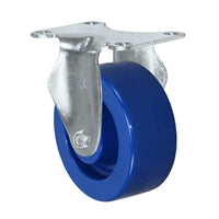 3" Solid Polyurethane Wheel | Rigid Caster | Plate Size: 2-3/8" x 3-5/8" | 300 lbs Capacity