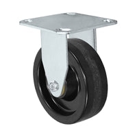 3" x 1-1/4" Rigid Caster | Phenolic Wheel | 350 lbs Capacity | Plate Size: 3-1/8" x 4-1/8"