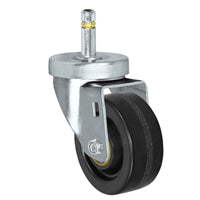 3" X 1-1/4" Phenolic Wheel - Swivel Caster - 7/16" x 1-3/8"  Grip Ring Stem Caster -  350 LBS Load Capacity