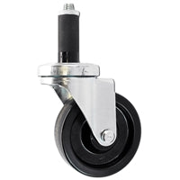 3" X 1-1/4" Swivel Caster | Phenolic Wheel | 1" Expanding Stem | 300 Lbs Capacity