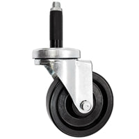 3" X 1-1/4" Swivel Caster | Phenolic Wheel | 7/8" Expanding Stem | 300 Lbs Capacity