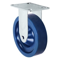 5" Solid Polyurethane Wheel | Rigid Caster | Plate Size: 2-3/8" x 3-5/8" | 350 lbs Capacity