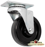 5" X 1.25" Light Duty Phenolic Wheel - Swivel Caster - 350 lb cap.