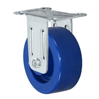 3" X 1.25" Solid Polyurethane Wheel - Stainless Rigid Caster 300 lbs Capacity