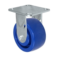 4" x 2" Rigid Caster, Solid Polyurethane Wheel , 750 lbs Capacity