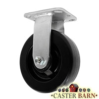 5" X 2"  Inch Rigid Caster - Phenolic Wheel - 1,000 Lbs Capacity