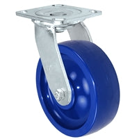 6" x 2" Swivel Caster, Solid Polyurethane Wheel, 900 lbs Capacity