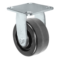 4" x 2" Stainless Steel Rigid Caster with Phenolic Wheel | 800 lbs Capacity | 4" x 4-1/2" Plate Size