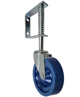 Spring Loaded Gate Caster | 140 lb Capacity | 3" Solid Polyurethane Wheel